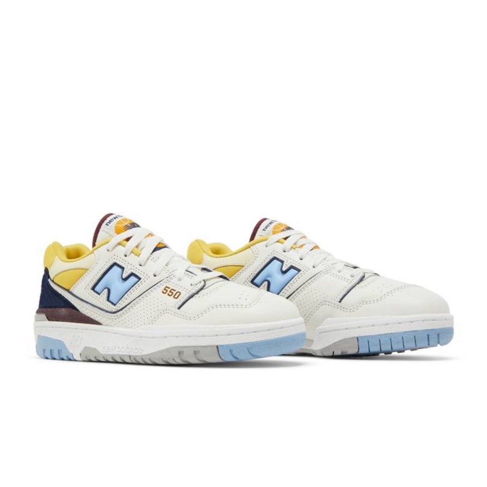 SOLD 🚨🚨NWT New Balance 550 'Marquette'
White/University blue/Yellow
BB550NCF